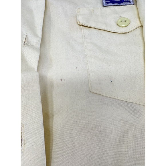 Official BSA Boy Scout Adult Shirt Size 42 Yellow some Patches still on… - Picture 11 of 11